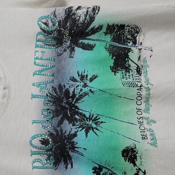 💥Style & Co 'Rio de Janeiro, Brasil' Tee Shirt - Picture 2 of 8